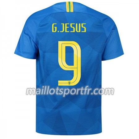 Maillot de Foot Brésil G.Gesus 9 Exterieur Coupe du monde 2018